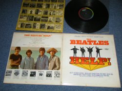 画像1: The BEATLES -  HELP! ( Matrix #  A)  M1-2386-F7#5 / B)  M2-2386-F-7 ) ( Ex++/Ex++  EDSP ) / 1965 US AMERICA ORIGINAL "BLACK with COLOR BAND Label" MONO Used LP 