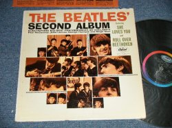 画像1: THE BEATLES - SECOND ALBUM (Matrix # A) T-1-2080-F-9  HAND WRITING Style  B) T-2-2080-F-9  HAND WRITING Style) (EX++/Ex++ )  / 1964 US AMERICA ORIGINAL "BLACK with RAINBOW Label" MONO Used LP 