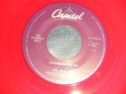 画像1: The BEATLES - A) PAPERBACK WRITER   B) RAIN  (for JUKEBOX) (MIN/MINT)/ 1996 US AMERICA REISSUE "RED WAX/Vinyl" Used  7" Single