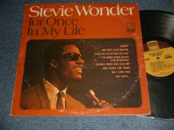 画像1: STEVIE WONDER -  FOR ONCE IN MY LIFE  (VG++/VG++ A-1,B-1:POOT CRACK; EDSP. WOBC , WOBC) / 1968 US AMERICA ORIGINAL"1st press Label" "STEREO" Used LP