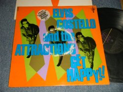 画像1: ELVIS COSTELLO - GET HAPPY (With CUSTOM INNER SLEEVE)  (Matrix #A) A2 /B) B2)（Ex++/Ex+++ Looks:MINT-) / 1980 UK ENGLAND ORIGINAL Used  LP