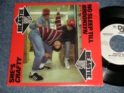 画像1: BEASTIE BOYS - A) SHE'S CRAFTY  B)NO SLEEP TILL BROOKLYIN  (Ex++/MINT-)  / 1986 US AMERICA ORIGINAL "WHITE LABEL PROMO" Used 7" 45 rpm with PICTURE SLEEVE 