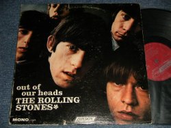 画像1: ROLLING STONES - OUT OF OUR HEADS (MATRIX #A)XARL-6791-2A / B)XARL-6792-1A) (VG++/VG+ WTRDMG) / 1965 UK ENGLAND EXPORT Record + US AMERICA Jacket  "MAROON with Boxed LONDON  ffrr on TOP LABEL" MONO Used LP VG-/Ex-