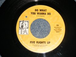 画像1: FIVE FLIGHTS UP - A) DO WHAT YOU WANNA DO   B) BLACK CAT (MINT-/MINT- BB)  / 1976 US AMERICA ORIGINAL Used 7" Single 