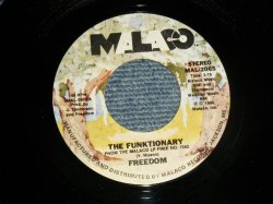 画像1: FREEDOM - A) THE FUNKTIONARY  B)FUNKLY WITH YOU (MINT/MINT)  / 1980 US AMERICA ORIGINAL Used 7" Single 