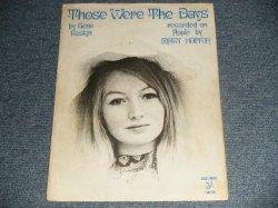 画像1: MARY HOPKIN - THOSE WERE THE DAYS (Ex-/ - ) / 1968 UK ENGLAND SHEET MUSIC 