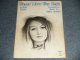 MARY HOPKIN - THOSE WERE THE DAYS (Ex-/ - ) / 1968 UK ENGLAND SHEET MUSIC 