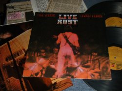 画像1: NEIL YOUNG  & CRAZY HORSE  - LIVE RUST（(With CUSTOM INNER SLEEVE) (Bonus:SCRAP SHEET &TICKET)  Matrix #A)2RX-1--2296-WW 1 #4   ─◁ B)2RX-2--2296-WW1 #2 ─◁ C)2RX-3--2296-E-11 #2  dg ─◁ D)2RX-4--2296-E2 #3 dg ─◁)  "WINCHESTER Press in VIRGINIA" (Ex+++/MINT-) / 1979 US AMERICA ORIGIN1st Press "BROWN Label"    Used 2-LP's  