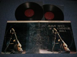 画像1: JIMMY REED - Jimmy Reed At Carnegie Hall (Ex+/Ex, REC-2-A-1:VG++) / 1980's US AMERICA REISSUE "MAROON Label"  STEREO Used 2-LP 