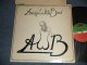 AWB AVERAGE WHITE BAND - AWB AVERAGE WHITE BAND  (With CUSTOM INNER) (VG++/Ex+ WTRDMG) / 1974-5 Version  US AMERICA   2nd Press "Small 75 ROCKFELLER Label" Used  LP 