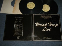 画像1:  URIAH  HEEP - LIVE (Matrix # A2/B2/A1/B1) (VG++,Ex+++/MINT- Ex+, B-3:Ex+++ Looks) / 1973 UK ENGLAND  ORIGINAL Used 2 LP 