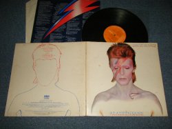 画像1: DAVID BOWIE - ALADDIN SANE (NO INSERTS/FAN CLUB) (With CUSTOM INNER) (Matrix #A)CPRY 4543-3T A1 AAP B)CPRY 4544-3T A 7 B) (Ex, Ex++, MINT-/MINT-) / 1973 UK ENGLAND ORIGINAL "ORANGE Label" Used LP 