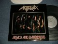 ANTHRAX  - ARMED & DANGEROUS (Ex+++/MINT-) / 1985 US AMERICA ORIGINAL Used 12" EP