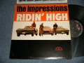 The IMPRESSIONS - RIDIN' HIGH (Ex++/Ex+++) / 1966 US AMERICA ORIGINAL "MONO" Used  LP 