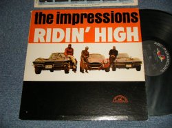 画像1: The IMPRESSIONS - RIDIN' HIGH (Ex++/Ex+++) / 1966 US AMERICA ORIGINAL "MONO" Used  LP 