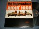 The IMPRESSIONS - RIDIN' HIGH (Ex++/Ex+++) / 1966 US AMERICA ORIGINAL "MONO" Used  LP 