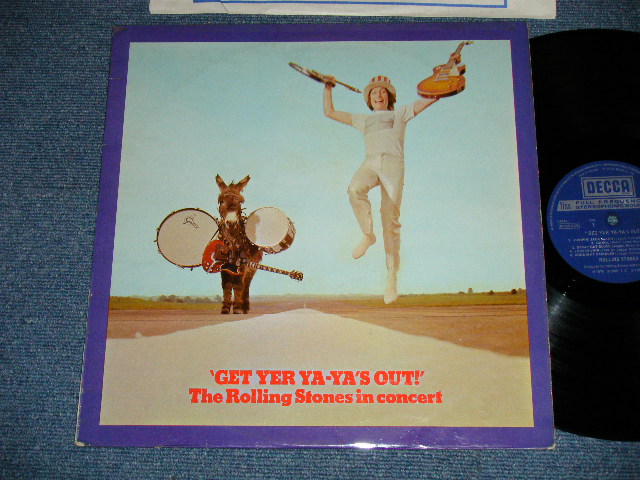 ROLLING STONES - GET YER YA-YA'S OUT ( Matrix # 1W/1W ) ( Ex+/Ex++ : Tape on Edge Side ) / 1970 UK ENGLAND ORIGINAL  Used LP 