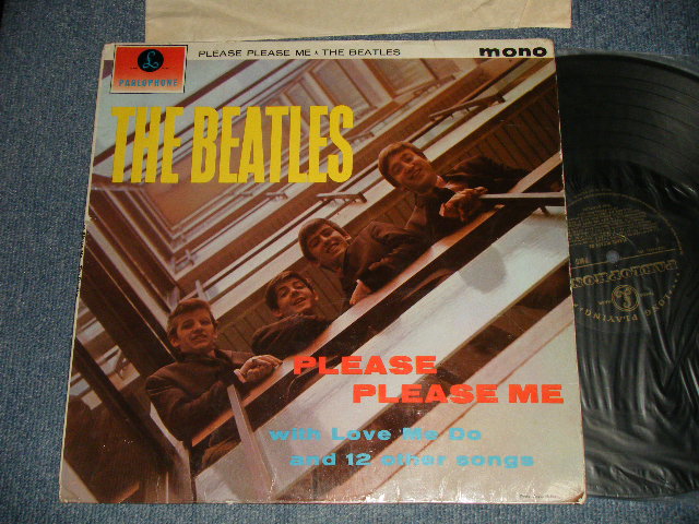 THE BEATLES - PLEASE PLEASE ME (GOLD & BLACK Label : 2nd Press 