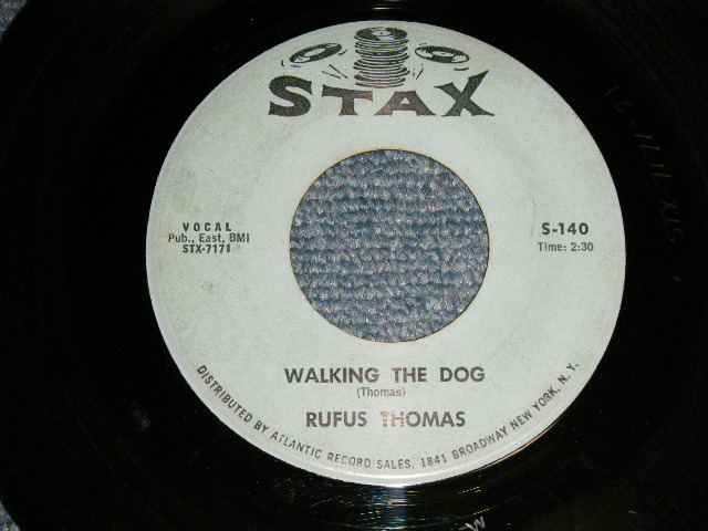 RUFUS THOMAS - WALKING THE DOG (Ex-/Ex-)  / 1963 US AMERICA ORIGINAL Used 7