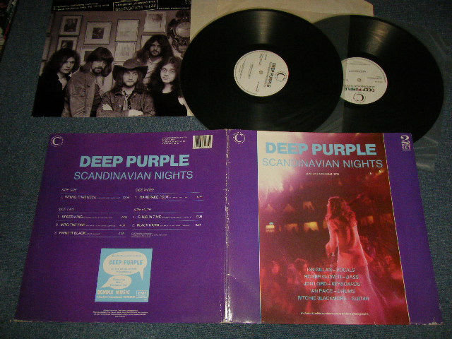 DEEP PURPLE - SCANDINAVIAN NIGHTS (LIVE IN STOCKHOLM 1970) (with BOOKLET) (Ex++/Ex++) / 1988 UK ENGLAND ORIGINAL Used 2-LP