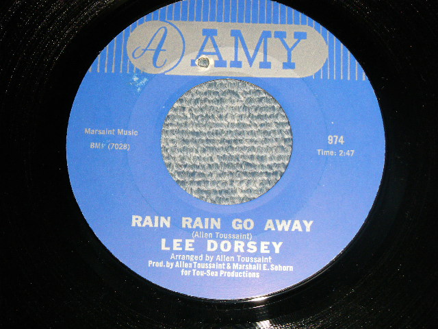 LEE DORSEY - A)RAIN RAIN GO AWAY  B)GOTTA FIND A JOB  (MINT-/MINT- BB) / 1967 US AMERICA ORIGINAL Used 7