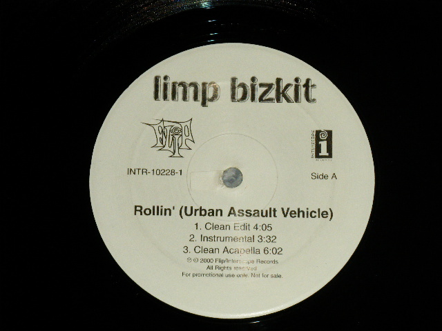 LIMP BIZKIT - ROLLIN' (Ex+/Ex+++)  / 2000 US AMERICA ORIGINAL