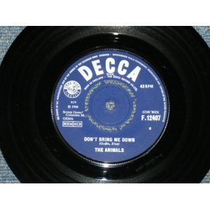 画像: THE ANIMALS - DON'T BRING ME DOWN / 1966 UK ORIGINAL 7"Single