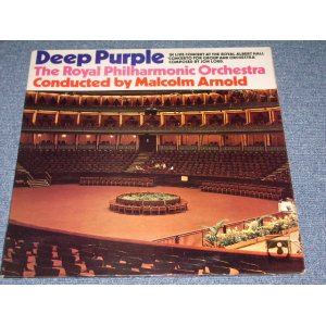 画像: DEEP PURPLE The ROYAL PHILHARMONIC Orchestra Conducted by MALCOLM ARNOLD - DEEP PURPLE The ROYAL PHILHARMONIC Orchestra Conducted by MALCOLM ARNOLD: IN LIVE AT THE ROYAL ALBERT HALL : CONCERTO FOR GROUP AND ORCHESTRA( Matrix # A-1/B-1) ( Ex+++/Ex+++ Looks:Ex++ ) / 1970 UK ENGLAND ORIGINAL HARVEST Used  LP 