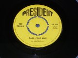 画像: THE EQUALS - BABY COME BACK / 1967  UK ORIGINAL 7"SINGLE