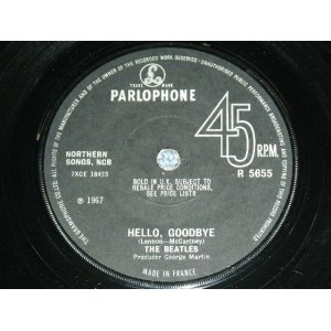 画像: THE BEATLES - HELLO GOODBYE / 1967 FRANCE EXPORT/UK IMPORT ORIGINAL RARE With  "FRAN THE FAN" SLEEVE  Used 7" Single 