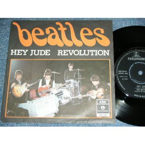 画像: THE BEATLES - HEY JUDE  / 1968 UK EXPORT With SWEDISH PICTURE SLEEVE Used 7" Single  