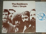 画像: THE DUBLINERS - PLAIN & SIMPLE  / 1973 UK ORIGINAL Used LP 