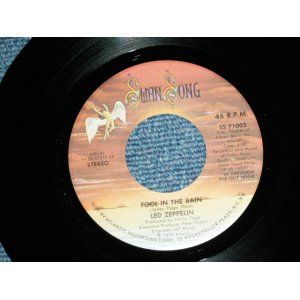 画像: LED ZEPPELIN - FOOL IN THE RAIN   / 1979 US ORIGINAL Used 7" Single With COMPANY SLEEVE 