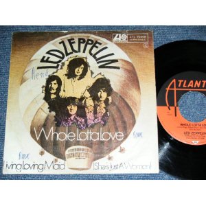 画像: LED ZEPPELIN -  WHOLE LOTTA LOVE   / 1969 WEST-GERMANY ORIGINAL Used 7" Single  With Picture Sleeve 