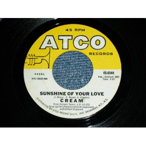 画像: CREAM  -  SUNSHINE OF YOUR LOVE / 1968 US ORIGINAL Used 7"Single