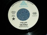 画像: THE KINKS - LIVE LIFE ( MONO / STEREO ) / 1978 US ORIGINAL PROMO ONLY Same Flip  Used  7"Single With COMPANY  SLEEVE  