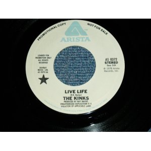 画像: THE KINKS - LIVE LIFE ( MONO / STEREO ) / 1978 US ORIGINAL PROMO ONLY Same Flip  Used  7"Single With COMPANY  SLEEVE  