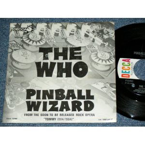 画像: THE WHO - PINBALL WIZARD / 1969 US ORIGINAL Used  7"Single With PICTURE SLEEVE  