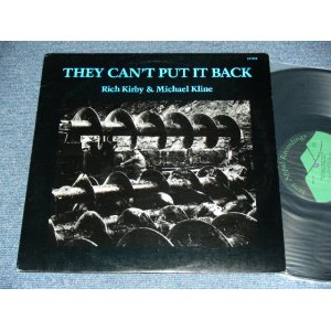 画像: RICH KIRBY &  MICHAEL KLINE( AMERICAN FOLK SINGER )  - THEY CAN'T PUT IT BLACK  / 1977 US ORIGINAL Used LP 