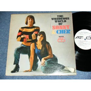 画像: SONNY & CHER -  THE WONDROUS WORLD OF SONNY & CHER  ( VG+++/Ex+)  / 1966 US ORIGINAL White Label PROMO  MONO Used  LP