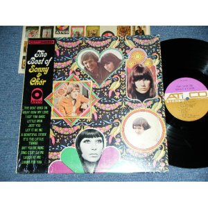 画像: SONNY & CHER - THE BEST OF (Ex+++/Ex++) / 1967 US AMERICA ORIGINAL 1st Press "PLUM & GOLD Label"  STEREO Used  LP 