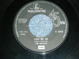 画像: THE BEATLES - LOVE ME DO & P.S.I LOVE YOU / 1969? UK Original 4th OR 5thPress  BLACK Label  'EMI' Credit Used 7" inchSingle NOT ORIGINAL CENTER