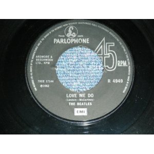 画像: THE BEATLES - LOVE ME DO & P.S.I LOVE YOU / 1969? UK Original 4th OR 5thPress  BLACK Label  'EMI' Credit Used 7" inchSingle NOT ORIGINAL CENTER