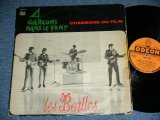 画像: BEATLES - 4 GARCONS PANS LE VENT ( A HARD DAYS NIGHT ) CHANSONS DU FILM ( VG+++,Ex+/Ex++ ) /1964 FRANCE ORIGINAL "ORANGE LABEL" Used LP    