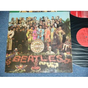 画像: THE BEATLES - SGT. PEPPER'S LONELY HEARTS CLUB BAND ( Ex+/Ex+ ) / 1967 FRANCE ORIGINAL RED Label + UK ORIGINAL Jacket & Inner & Inserts MONO Used  LP 