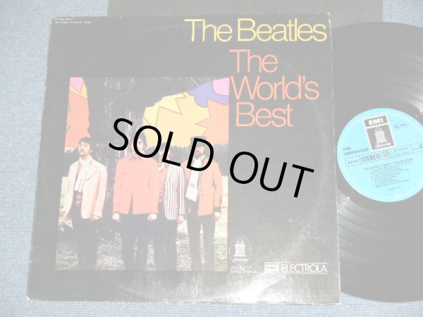 画像1: The BEATLES -  THE WORLD'S BEST  ( BLACK Cover : Ex+/Ex++ ) / 1970's  WEST-GERMANY  "BLUE Label"  Used LP    