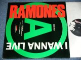 画像: RAMONES  - I WANNA LIVE ( Ex++/MINT- ) / 1987 UK ENGLAND ORIGINAL Used 12" 