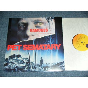 画像: RAMONES  -  PET SEMATARY ( Ex++/MINT- ) / 1989 US ORIGINAL Used 12"