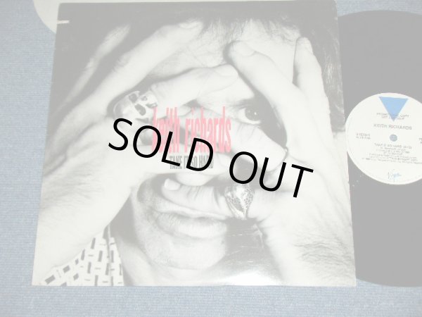 画像1: KEITH RICHARDS of The ROLLING STONES -  TAKE IT SO HARD  / 1988  US AMERICA  ORIGINAL PROMO ONLY Used 12"Single  