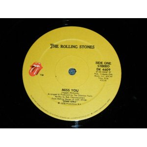 画像: The ROLLING STONES -  MISS YOU  / 1978  US AMERICA  ORIGINAL Used 12" Single 